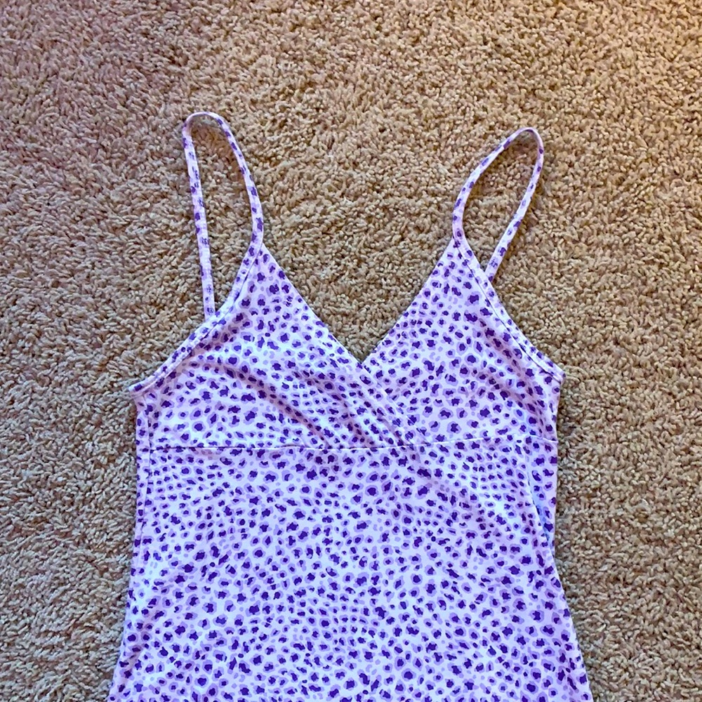 brandy purple cheetah amara dress